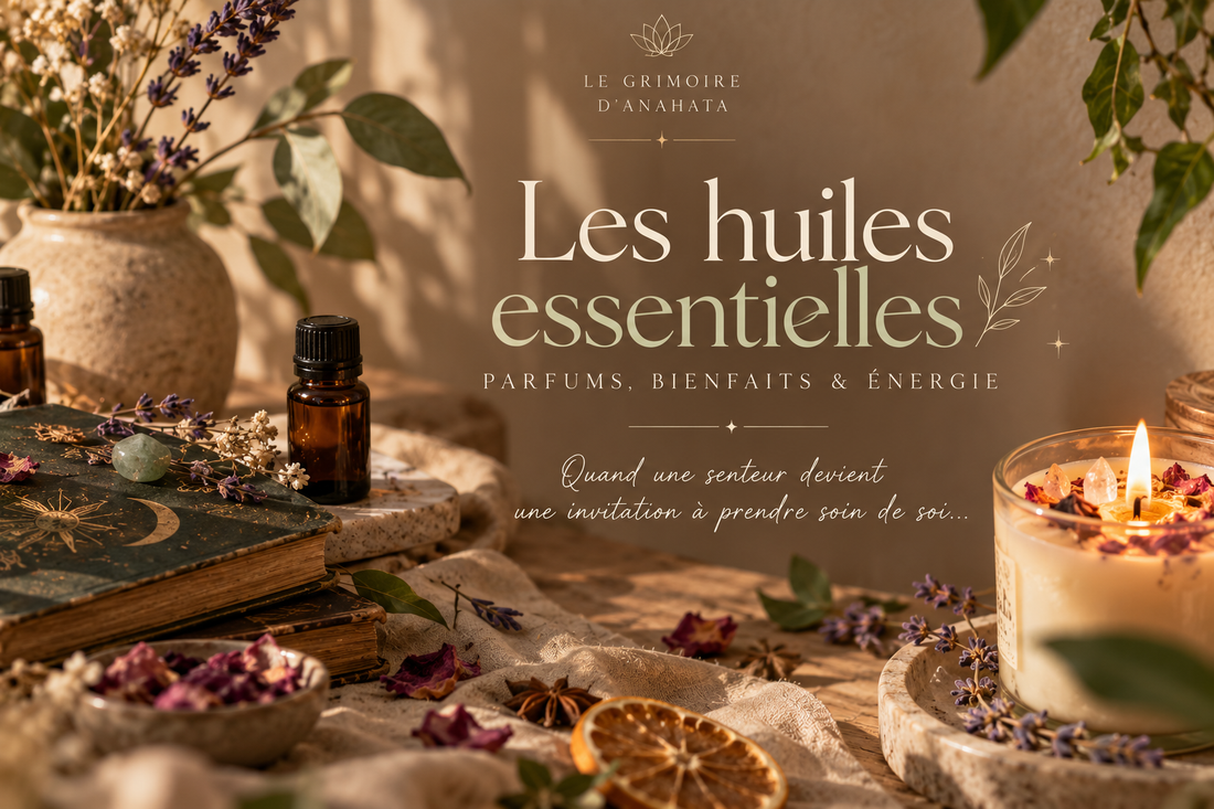 🌿 Les huiles essentielles : parfums, bienfaits & énergie