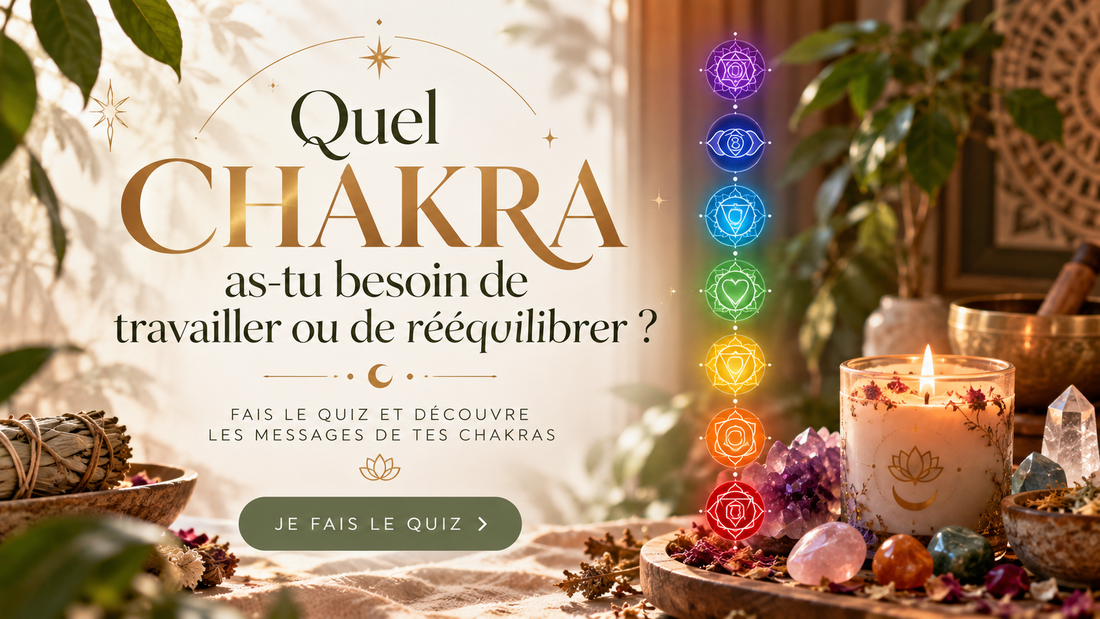 Quel chakra as-tu besoin de travailler ou de rééquilibrer ?
